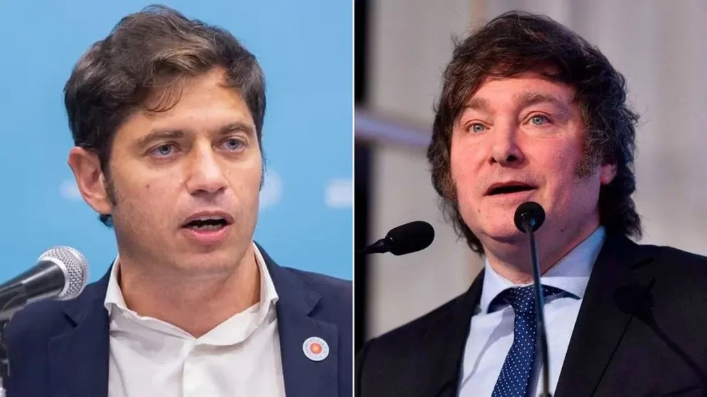 El lugar de locación de la planta de GNL generó cruces entre Kicillof y le presidente Milei, con la adhesión al RIGI como telón de fondo.