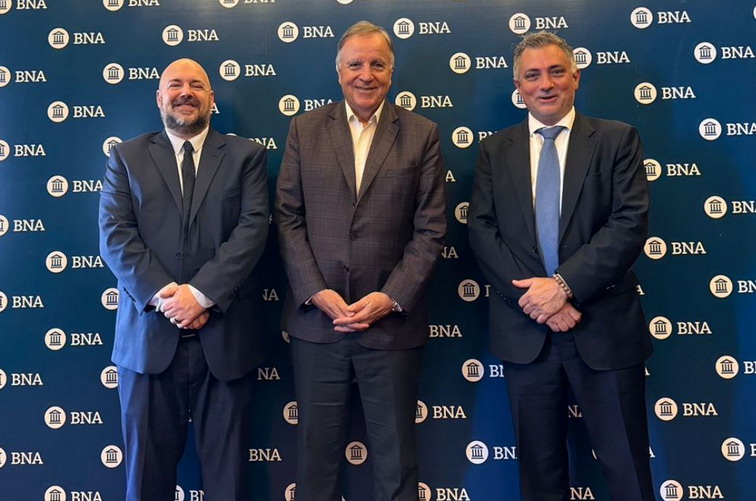 Alejandro Carrancio y Sebastián Pareja se reunieron con el titular del Banco Nación para concretar créditos para Mar del Plata.