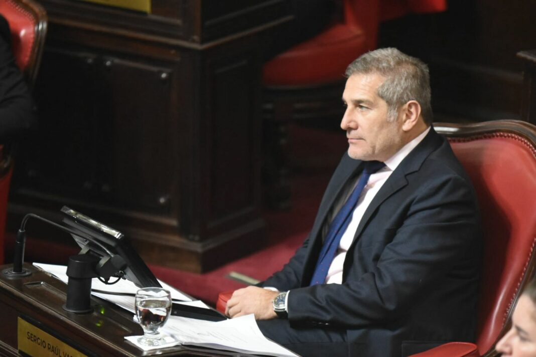 El senador bonaerense de La Libertad Avanza, Sergio Vargas.