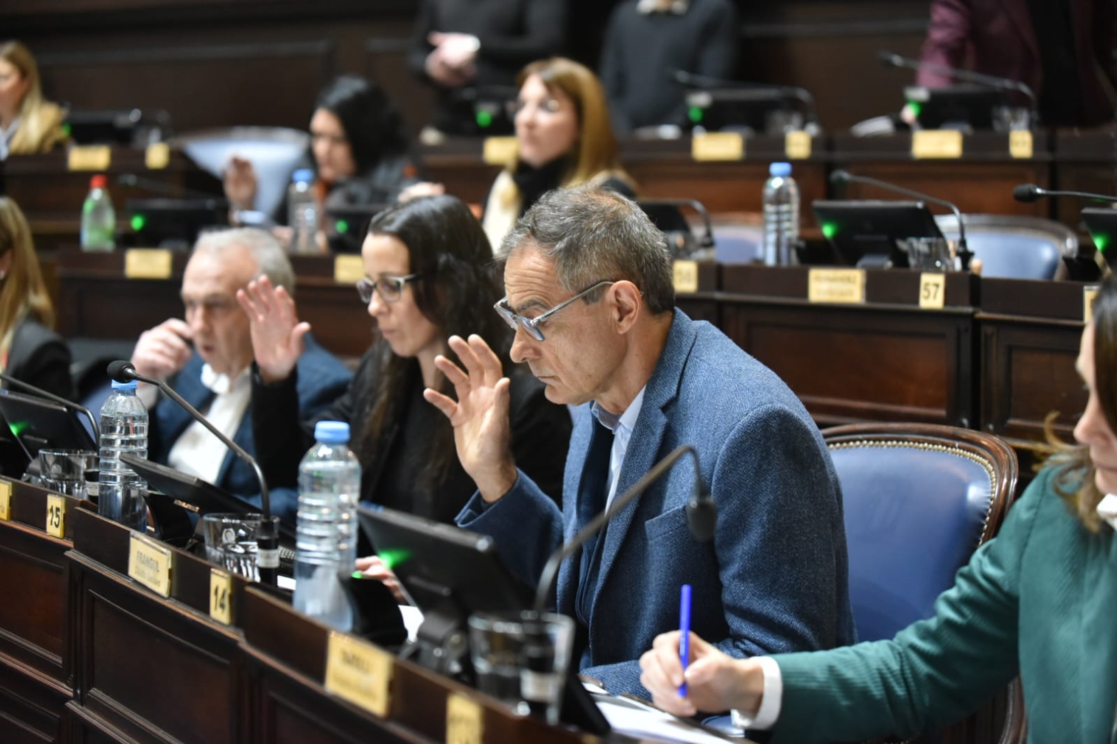 El titular del bloque de diputados Acuerdo Cívico (UCR+GEN), Claudio Frangul.