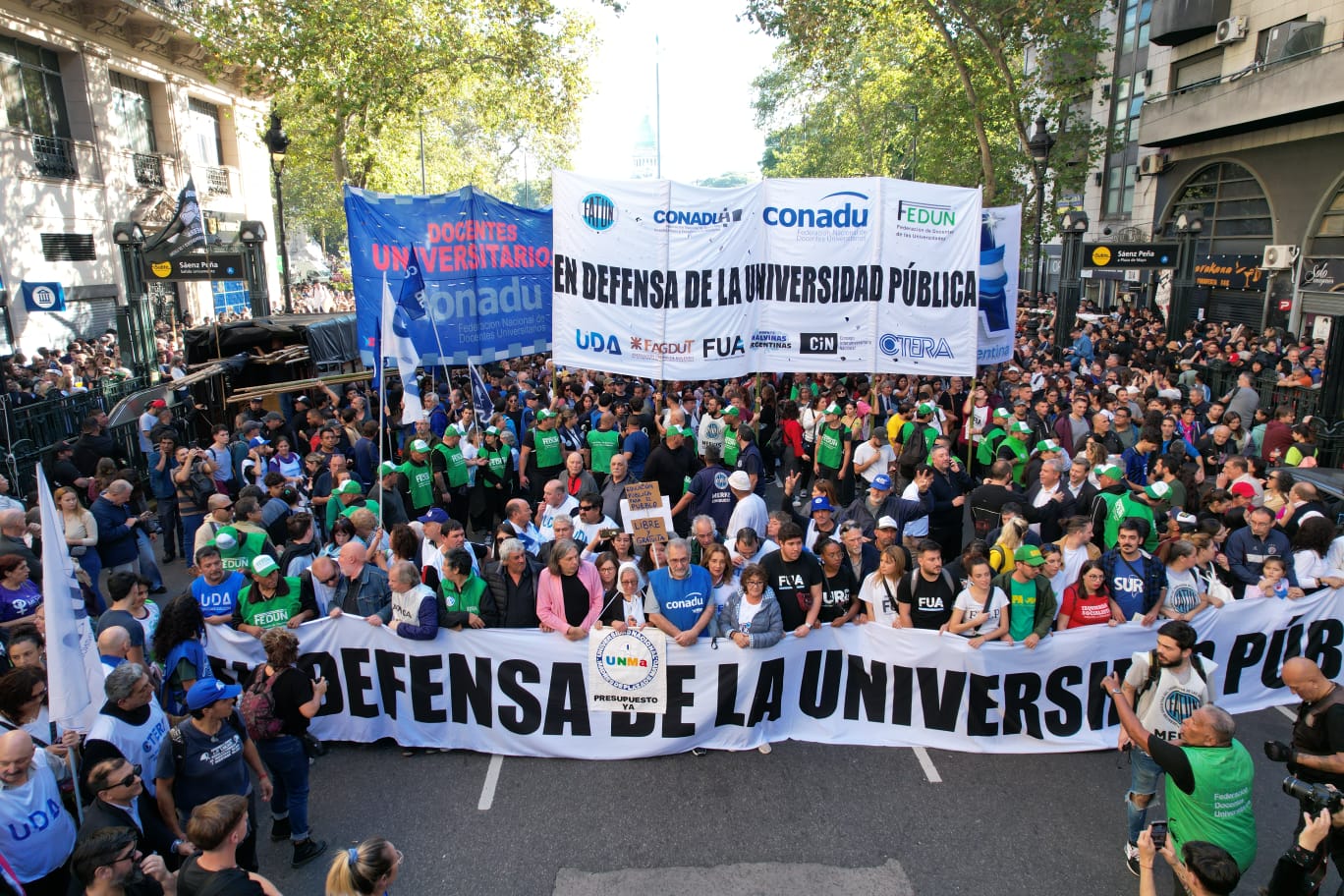 CONADU convocó una nueva movilización para el día que se trate el Financiamiento Educativo Universitario en el Senado.