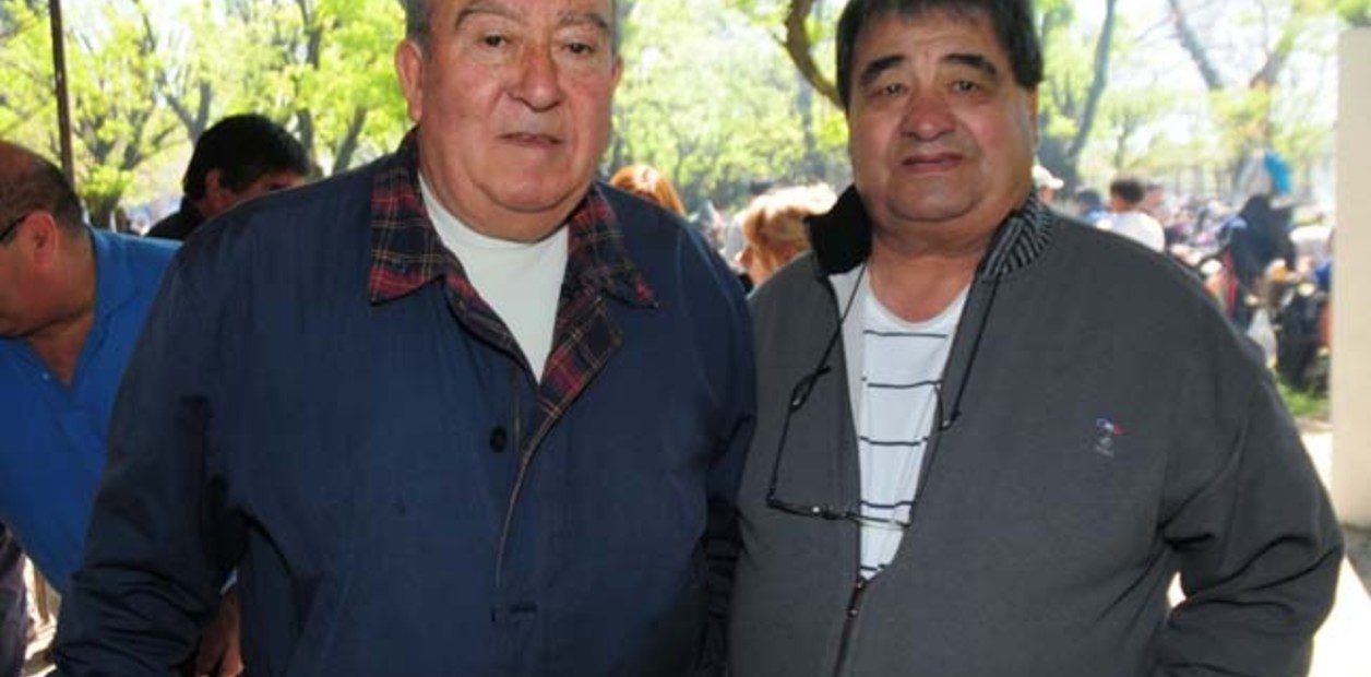 El exsenador bonaerense Raúl Torres junto con el entonces intendente de Tres de Febrero, Hugo Curto. Ambos formaron el binomio que lideró la UOM durante varios años.