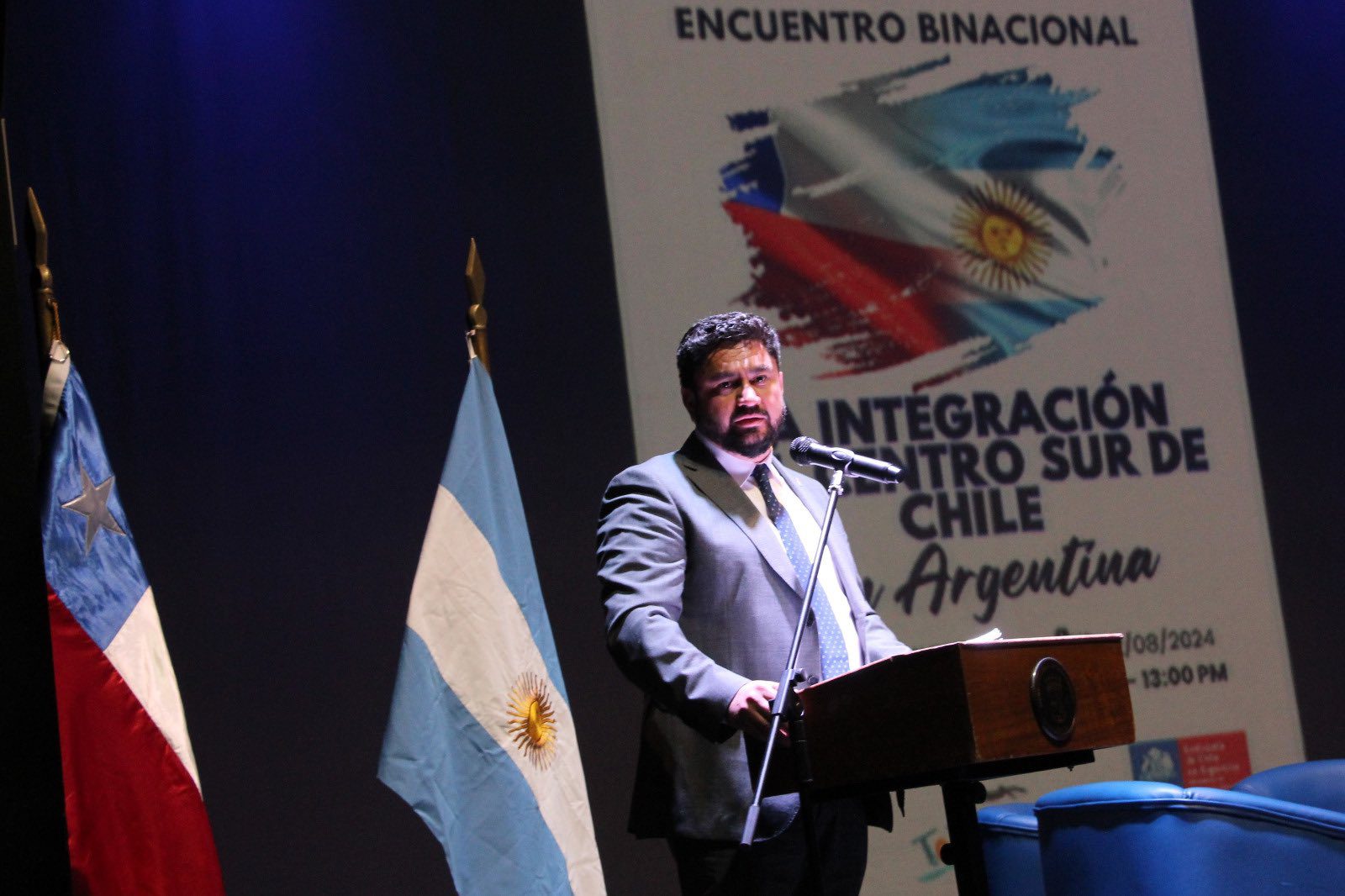 Bahía Blanca: El alcalde de Talcahuano, Henry Campos remarcó que se deben reforzar los "lazos de hermanamiento" entre las ciudades portuarias.