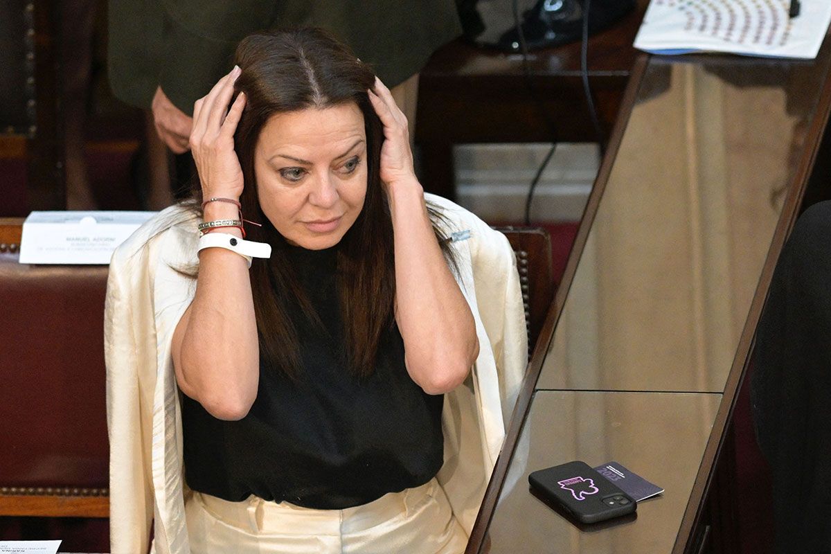Las organizaciones sociales marchan en contra de la ministra de Capital Humano, Sandra Pettovello bajo el lema “La peor violencia es el hambre”.