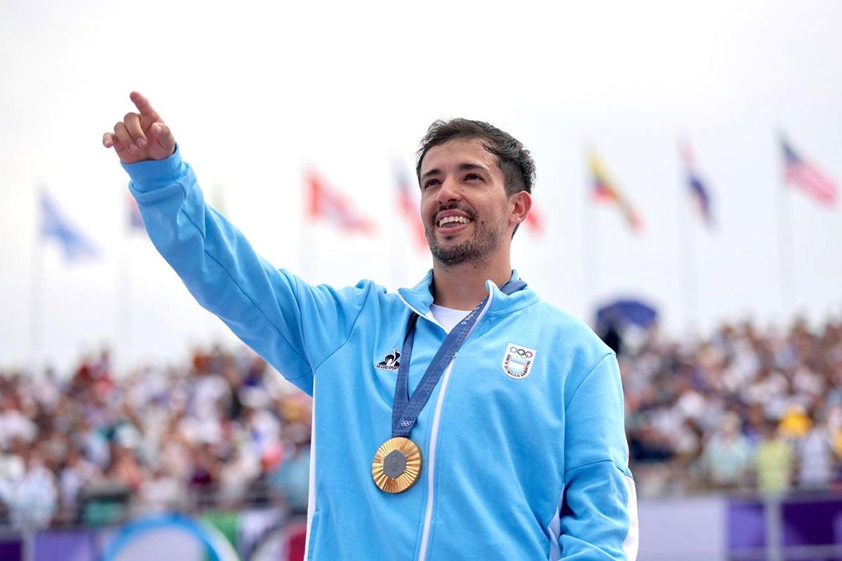 El campeón de los Juegos Olímpicos en la disciplina BMX Freestyle, José "Maligno" Torres.