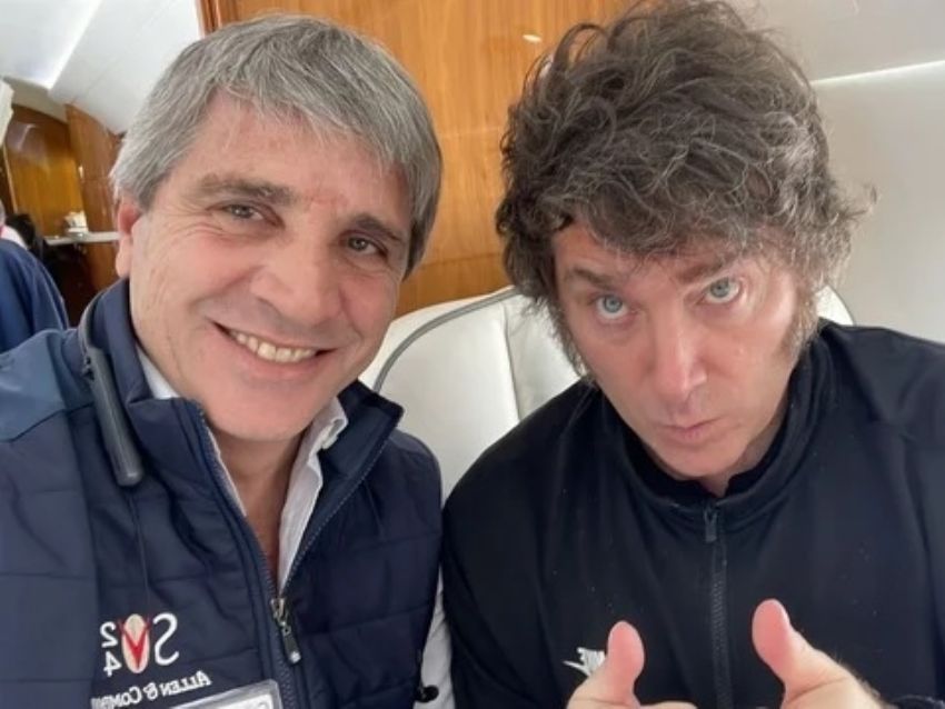 El ministro Luis Caputo pidió a los empresarios que confíen en el plan de gobierno de Milei.