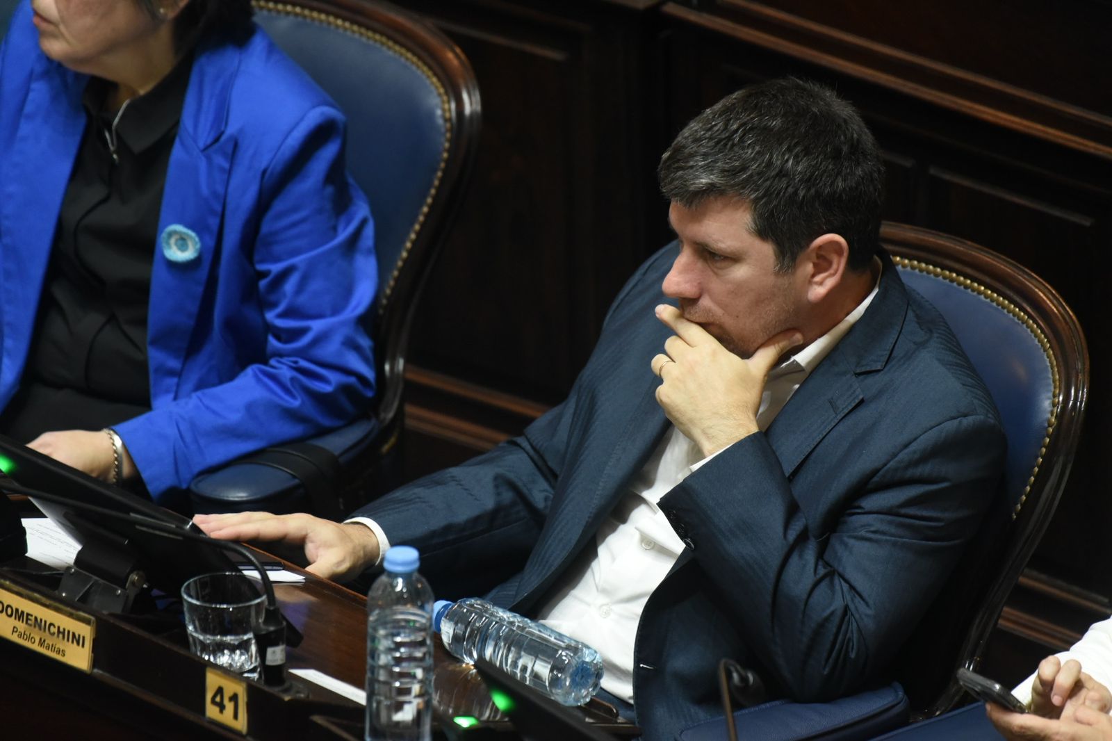 Diputados: el legislador Pablo Domenichini tomó voz por la Unión Cívica Radical. 