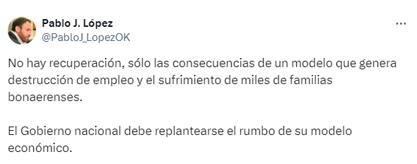 Pablo López apuntó al Gobierno de Milei en el Día Nacional de la Industria.