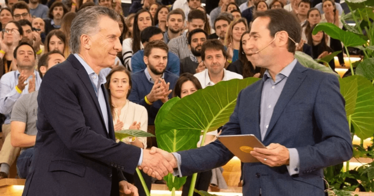 En 2019, el por entonces presidente, Mauricio Macri, visitó a Marcos Galperín.