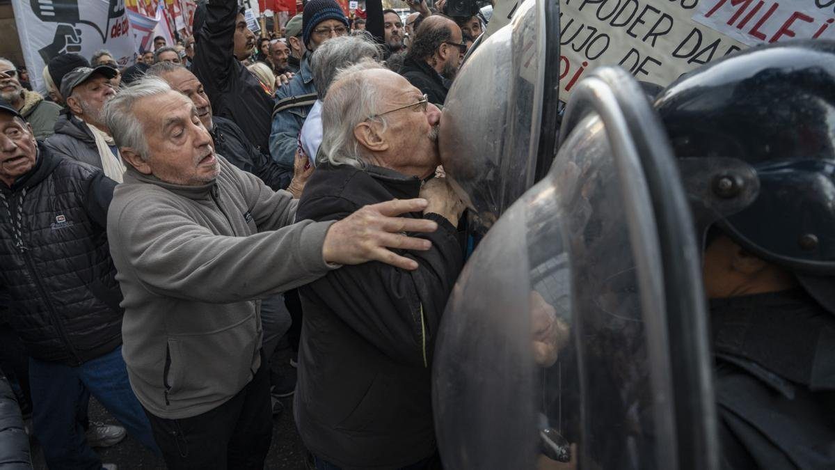Marcha de jubilados.