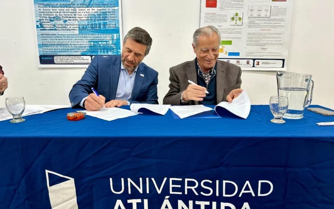 El intendente de La Costa, Juan de Jesus, impulsa la educación superior con un nuevo convenio con la Universidad Atlántida Argentina. Todos los detalles.