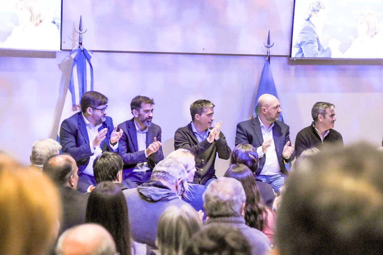 El diputado bonaerense, Alejandro Carrancio, participó del acto de Juan Pablo Allan en La Plata.