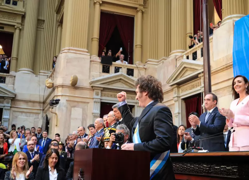 La oposición define al acto de Milei para presentar el Presupuesto 2025 como un "show libertario".