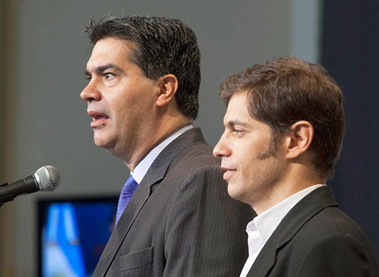 Jorge Capitanich y Axel Kicillof coincidieron en el último gobierno de Cristina Kirchner como Jefe de Gabinete y Ministro de Economía, respectivamente.