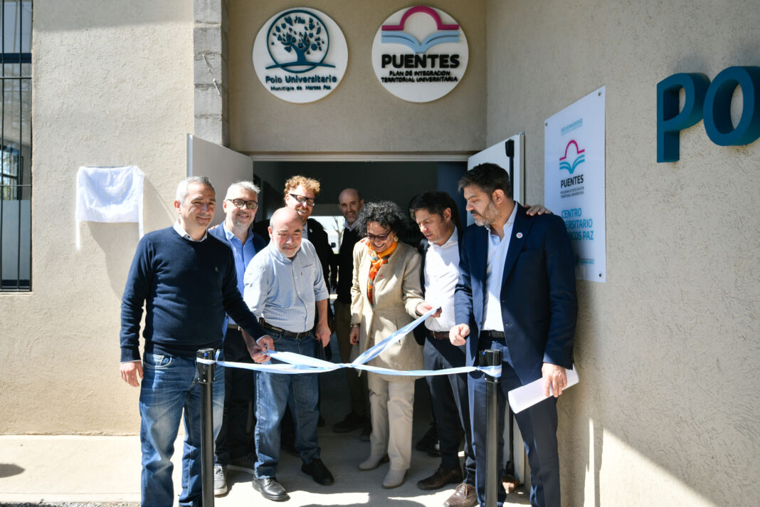 El gobernador bonaerense, Axel Kicillof, inauguró un nuevo Polo Universitario en Marcos Paz. “Estas acciones sirven como escudo y defensa frente al gobierno nacional”, afirmó.
