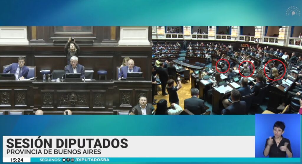 Los libertarios dialoguistas levantaron la mano durante la votación en general del RIGI, pero aseguran que se abstuvieron.