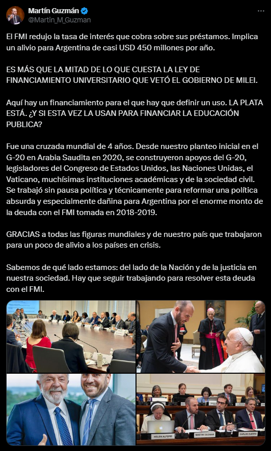 El FMI anunció una reforma y según precisó el Gobierno nacional beneficiará a Argentina en unos USD 3.200 millones.