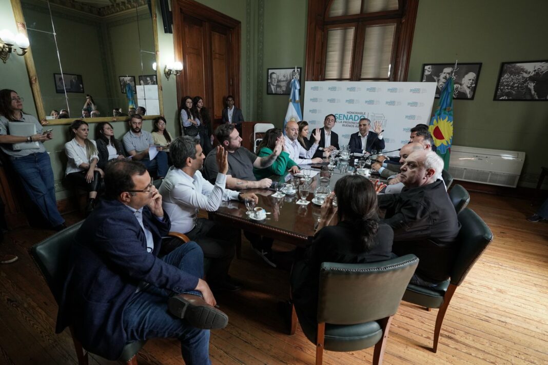 La comisión de Presupuesto e Impuestos del Senado bonaerense despachó el proyecto para crear una empresa estatal de emergencias. Todas las voces.