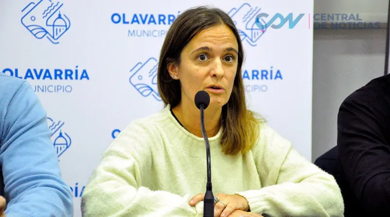 La jefa de Gabinete de Olavarría, Mercedes Landívar.