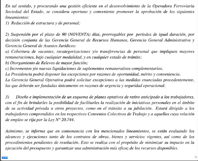 Denuncian despidos en Trenes Argentinos y peligran los servicios al interior bonaerense. Guerrera.
