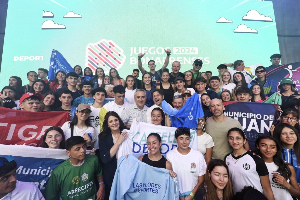 El gobernador Axel Kicillof encabezó en Mar del Plata la inauguración de la etapa final de los Juegos Bonaerenses 2024. 