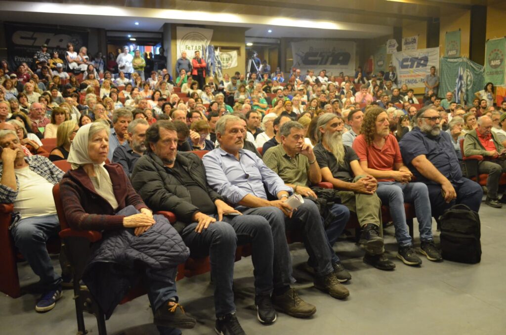 Los dirigentes de las dos CTA se reunieron en Mar del Plata para rememorar el No al ALCA.