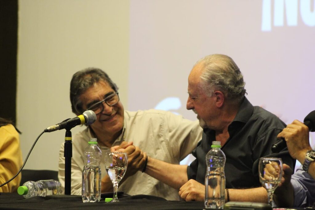 Los dirigentes de las dos CTA se reunieron en Mar del Plata para rememorar el No al ALCA.