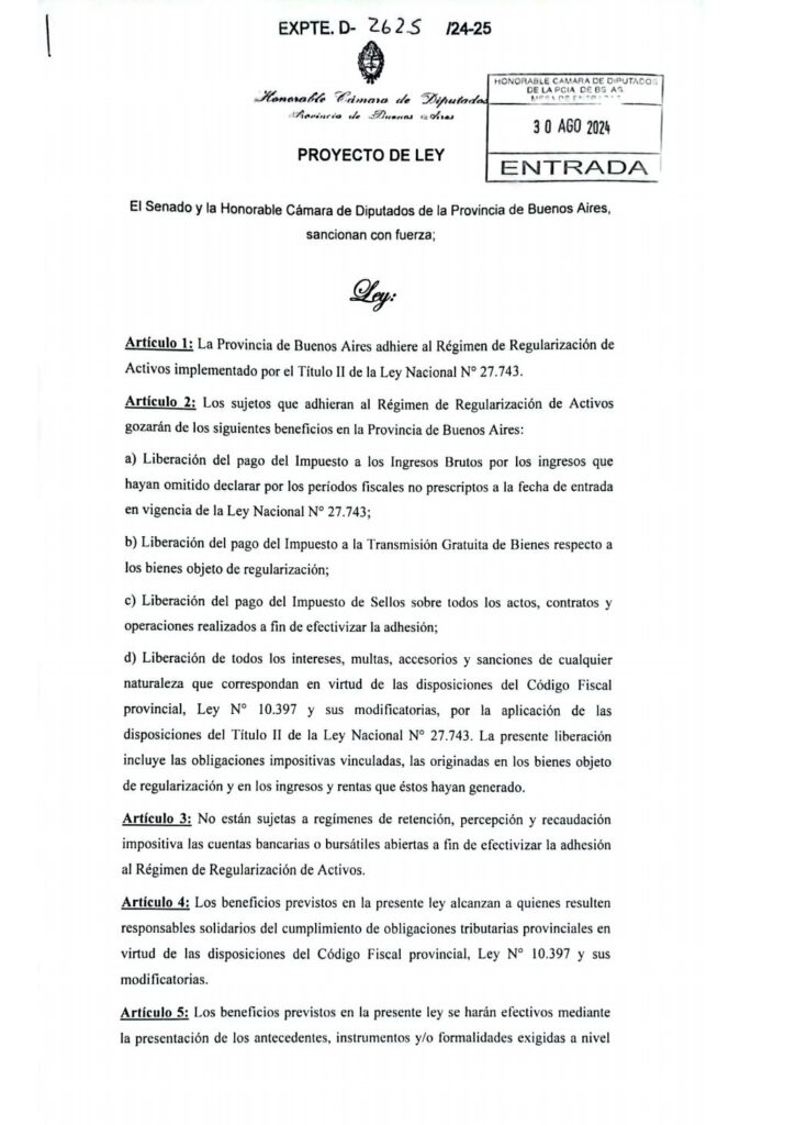 El diputado bonaerense Guillermo Castello volvió a apuntar contra Kicillof por no adherir al blanqueo de capitales.