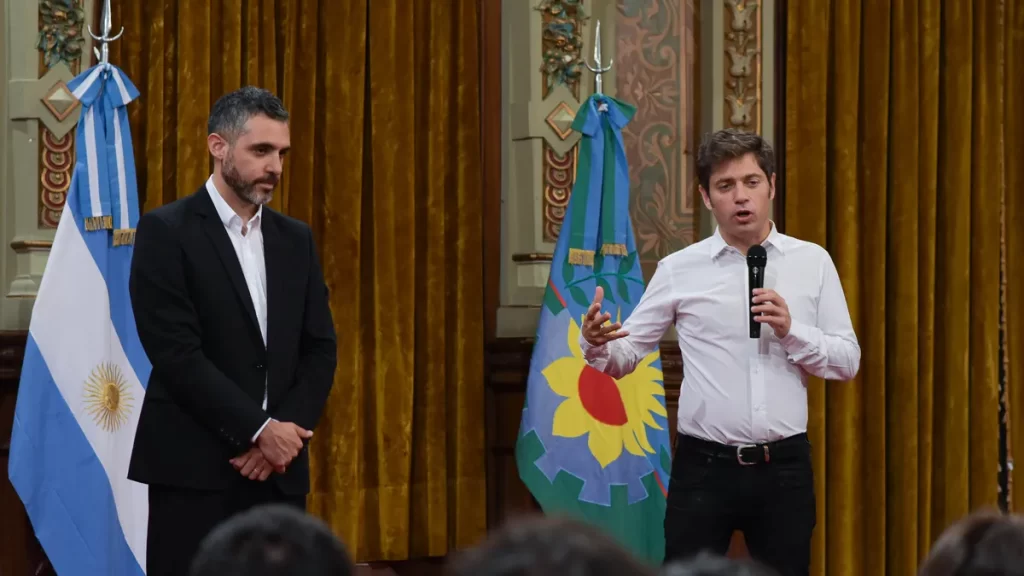 Axel Kicillof revalidó la gestión del Girard a cargo del organismo de recaudación provincial y defendió su propuesta fiscal.