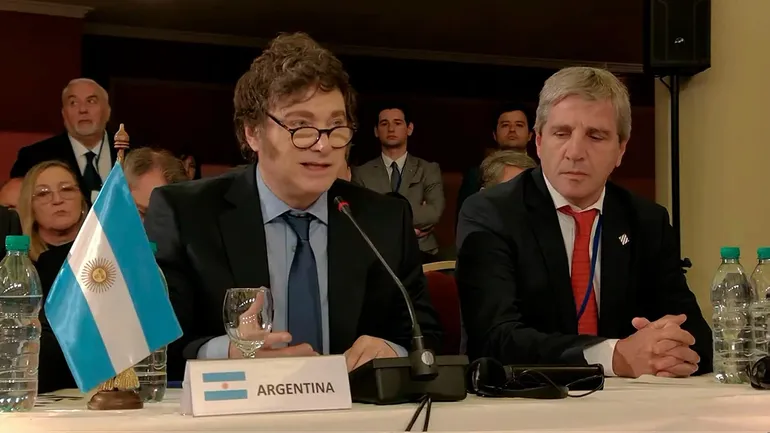 Milei apuntó contra el modelo "proteccionista" del Mercosur: "Nos ha perjudicado".