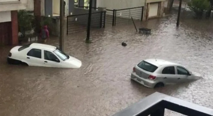 Temporal en Balcarce: En pocos minutos llovieron más de 80 milímetros.