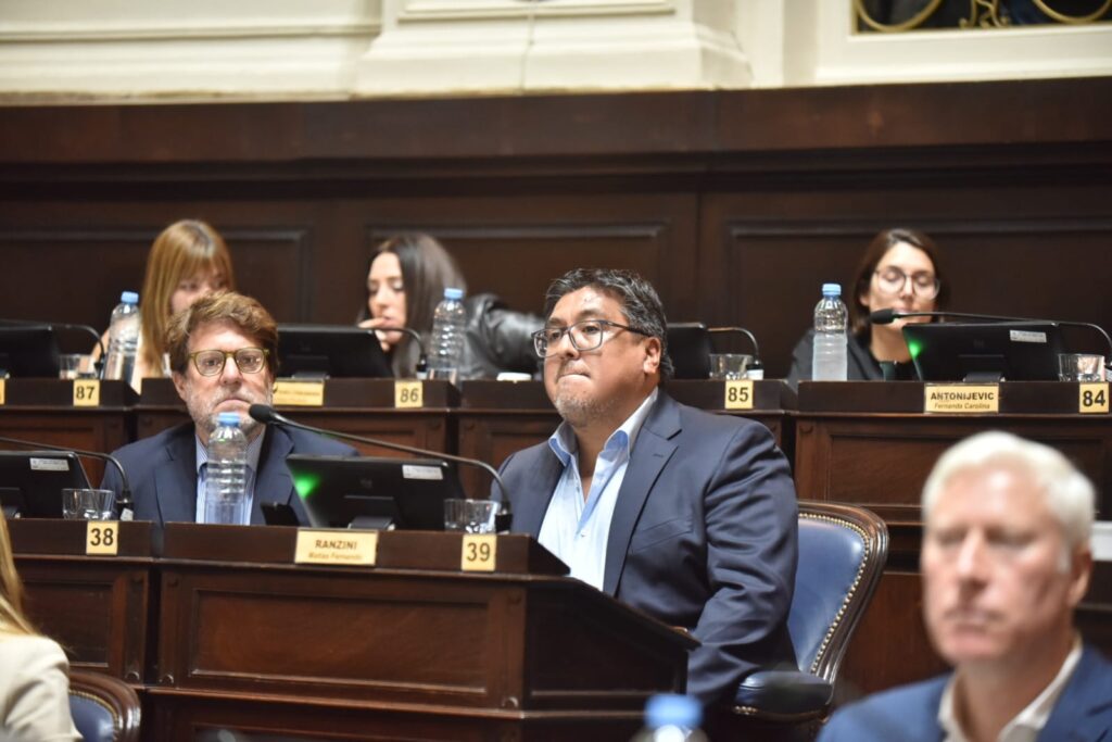 El nuevo jefe de bloque en la Cámara de Diputados bonaerense, Matías Ranzini.