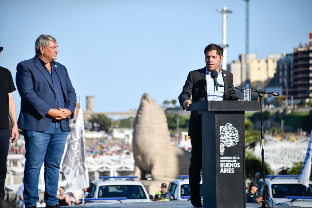Si bien tradicionalmente el acto del Operativo Sol sucede en Mar del Plata, Kicillof lo movió para Miramar por la crisis del IOMA.