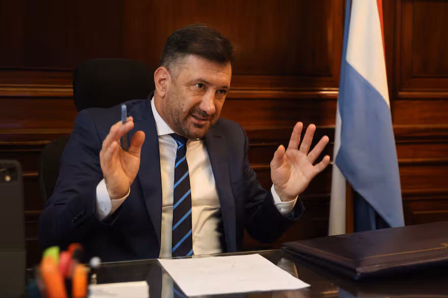 El senador Eduardo Kueider
