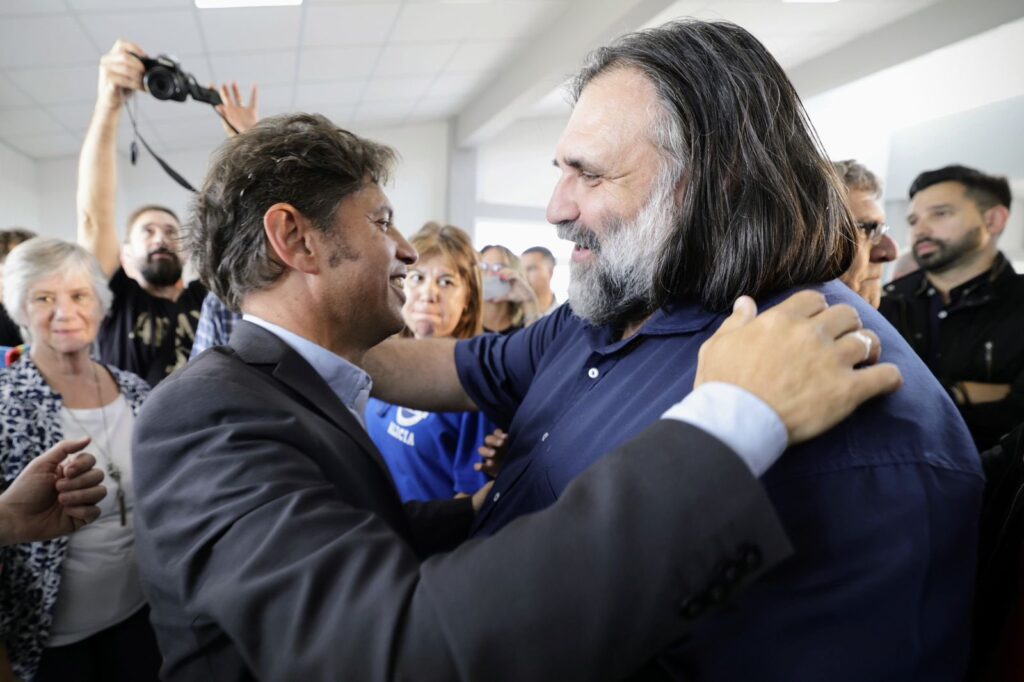 Baradel sigue siendo uno de los principales aliados sindicales con los que cuenta el gobernador Kicillof. 