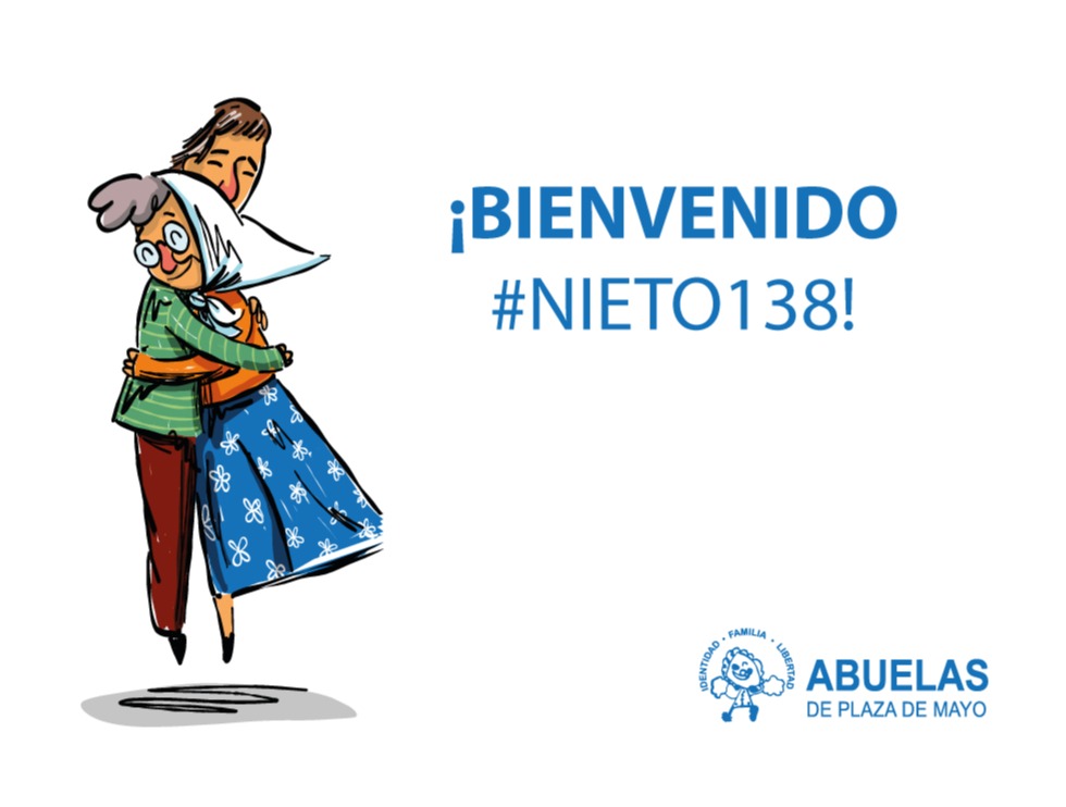 En un contexto de vaciamiento de las políticas de Derechos Humanos y persecución, las Abuelas de Plaza de Mayo celebraron la aparición del nieto 138.