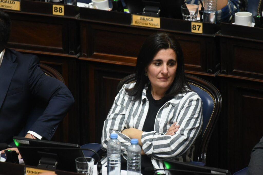 La jefa de bloque de la Coalición Cívica en la Cámara de Diputados, Maricel Etchecoin.