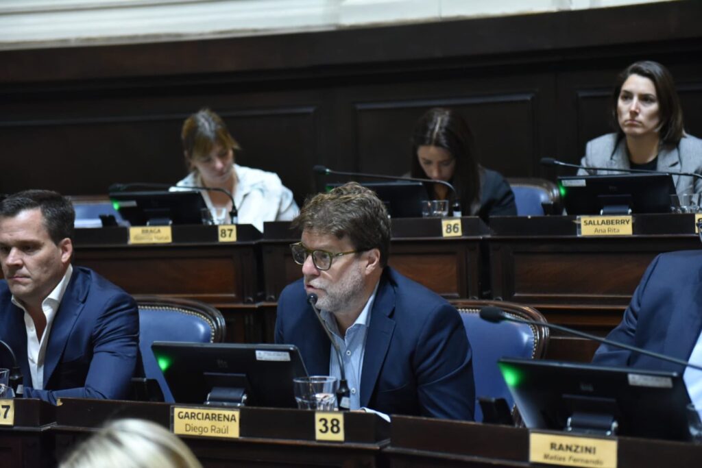 Diego Garciarena cuestionó la prórroga de la Ley Fiscal Impositiva.  