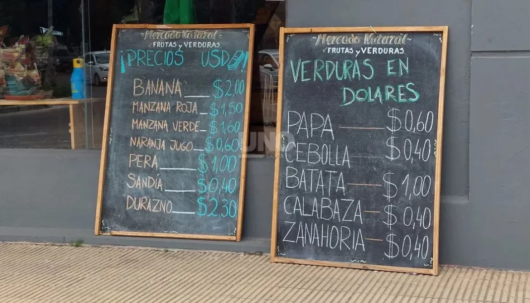 El Gobierno de Milei reglamentó una medida que permite a los comercios mostrar los precios de venta en pesos y en dólares.