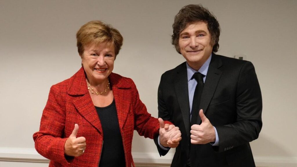 La reunión entre la titular del organo financiero y el líder libertario derivó en el regreso del equipo técnico del FMI a Buenos Aires, luego de un año. 
