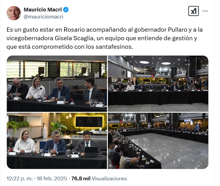 Desde la Bolsa de Comercio de Rosario, el ex presidente, Mauricio Macri, se refirió al escándalo cripto.
