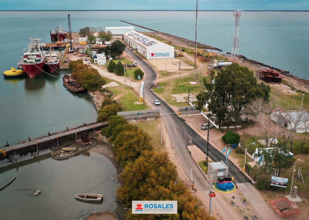La Provincia continúa la obra del Puerto de Coronel Rosales, que será la próxima puerta de exportación de la producción de Vaca Muerta.