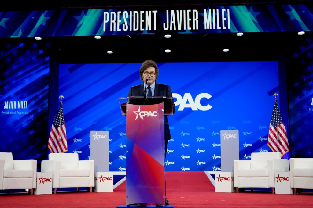 Durante su discurso en la CPAC, Milei disparó contra el Mercosur al asegurar que impide que el país alcance un tratado de libre comercio con Estados Unidos.