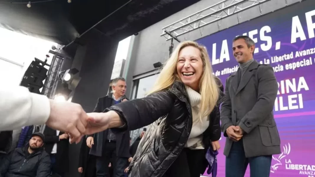 La secretaria general de la Presidencia, Karina Milei, este miércoles encabezará un acto de afiliación de La Libertad Avanza en Tierra del Fuego.