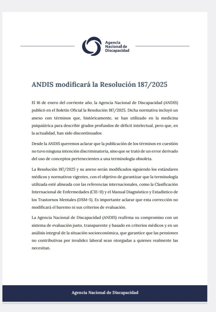 Especialistas repudiaron el lenguaje ofensivo que utilizó el Gobierno en una normativa oficial sobre discapacidad.  