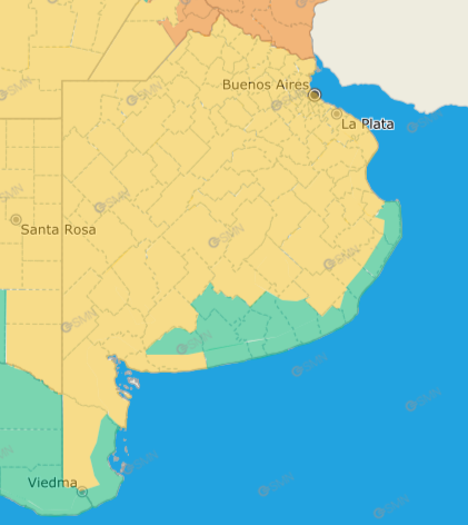 Feriado "pasado por agua": el SMN emitió una alerta amarilla de tormentas fuertes en el AMBA y el interior de Buenos Aires para este lunes.