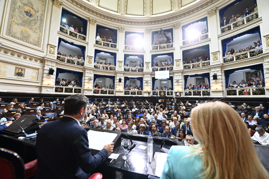 El gobernador de la provincia de Buenos Aires, Axel Kicillof, utilizó su discurso ante la Asamblea Legislativa para oficializar su deseo de suspender las PASO.