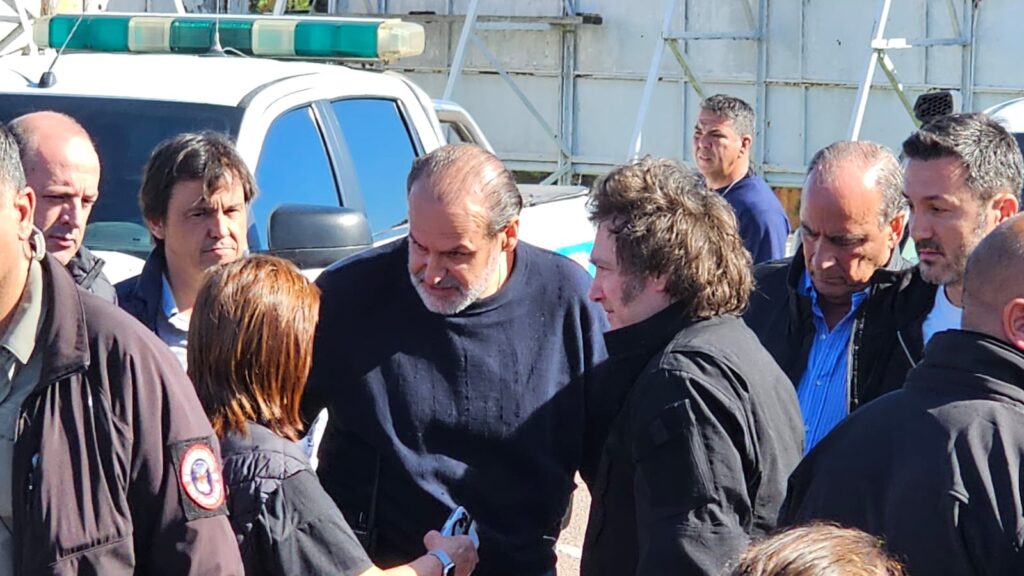 El intendente Susbielles se reunió este miércoles con el presidente Javier Milei, quien relevó las zonas afectadas de Bahía Blanca.