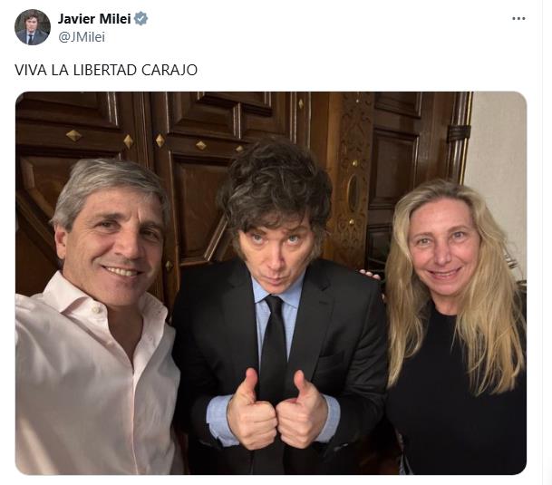 Acuerdo con el FMI: el posteo de Milei tras celebrar la votación a favor de LLA.