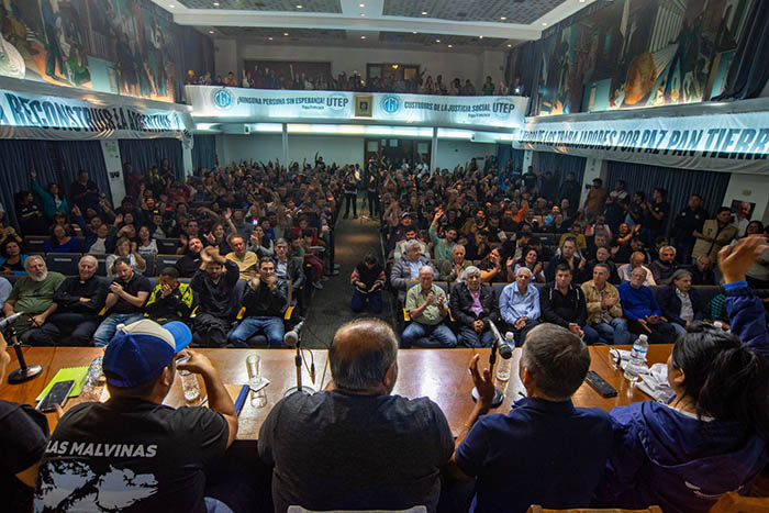 UTEP: El nuevo plan de lucha fue aprobado el pasado 13 de marzo en un congreso que reunió a más de 400 delegados de todo el país en la sede de la CGT. 